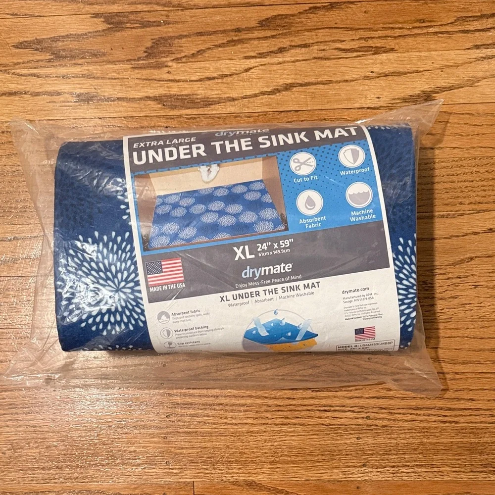 NWT Drymate XL Under the Sink Mat Waterproof Cabinet Protection Absorbent Liner